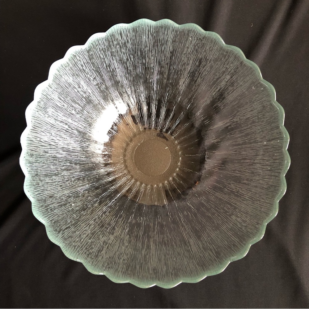Vintage Scalloped Edged 12” Serving Bowl - Picture 2 of 14